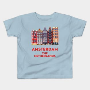 Amsterdam, Netherlands Kids T-Shirt